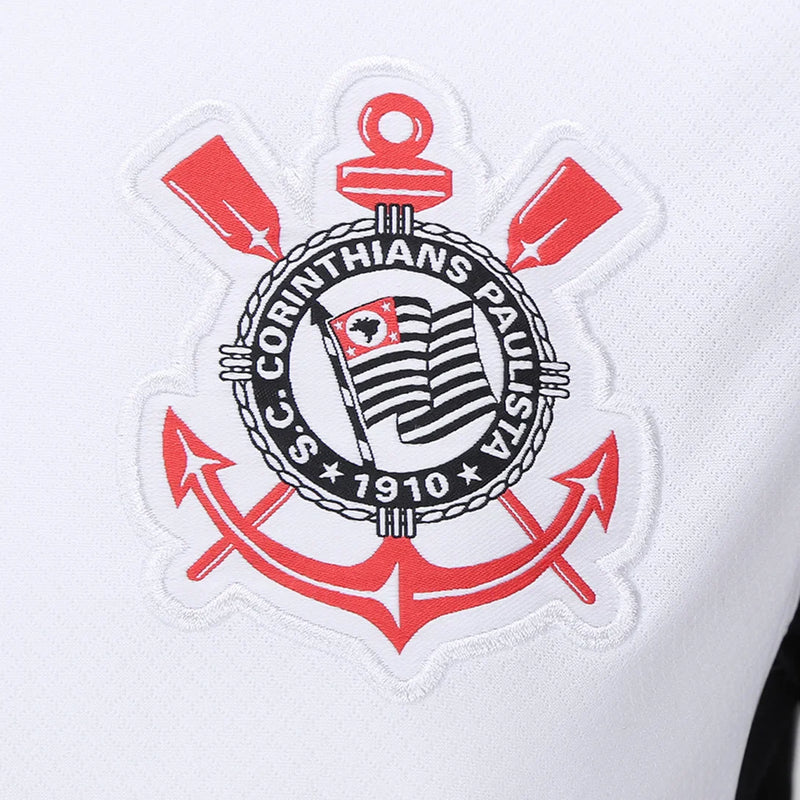 camisa branca feminina corinthians