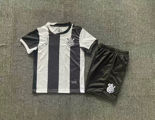 Kit Infantil Corinthians III 2024/25 + PERSONALIZAÇÃO GRÁTIS