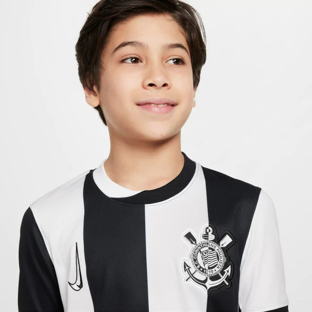 Kit Infantil Corinthians III 2024/25 + PERSONALIZAÇÃO GRÁTIS