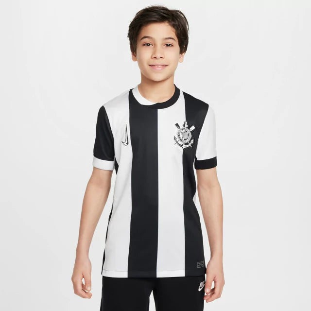 Kit Infantil Corinthians III 2024/25 + PERSONALIZAÇÃO GRÁTIS